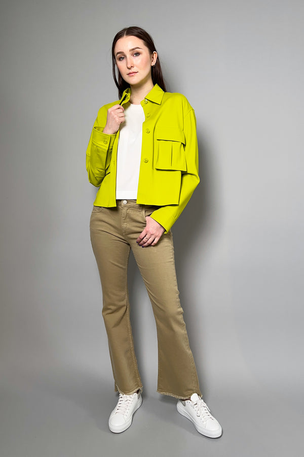 Dorothee Schumacher Denim Attraction Pants in Light Khaki Vancouver. Shop Online or in Store.