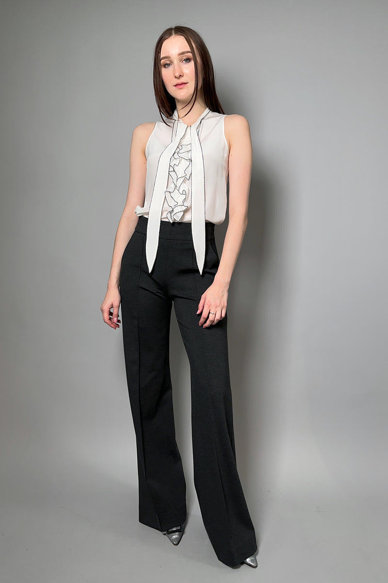 Dorothee Schumacher Emotional Essence Wide Leg Pants in Dark Charcoal Grey Vancouver. Shop Online or in Store.