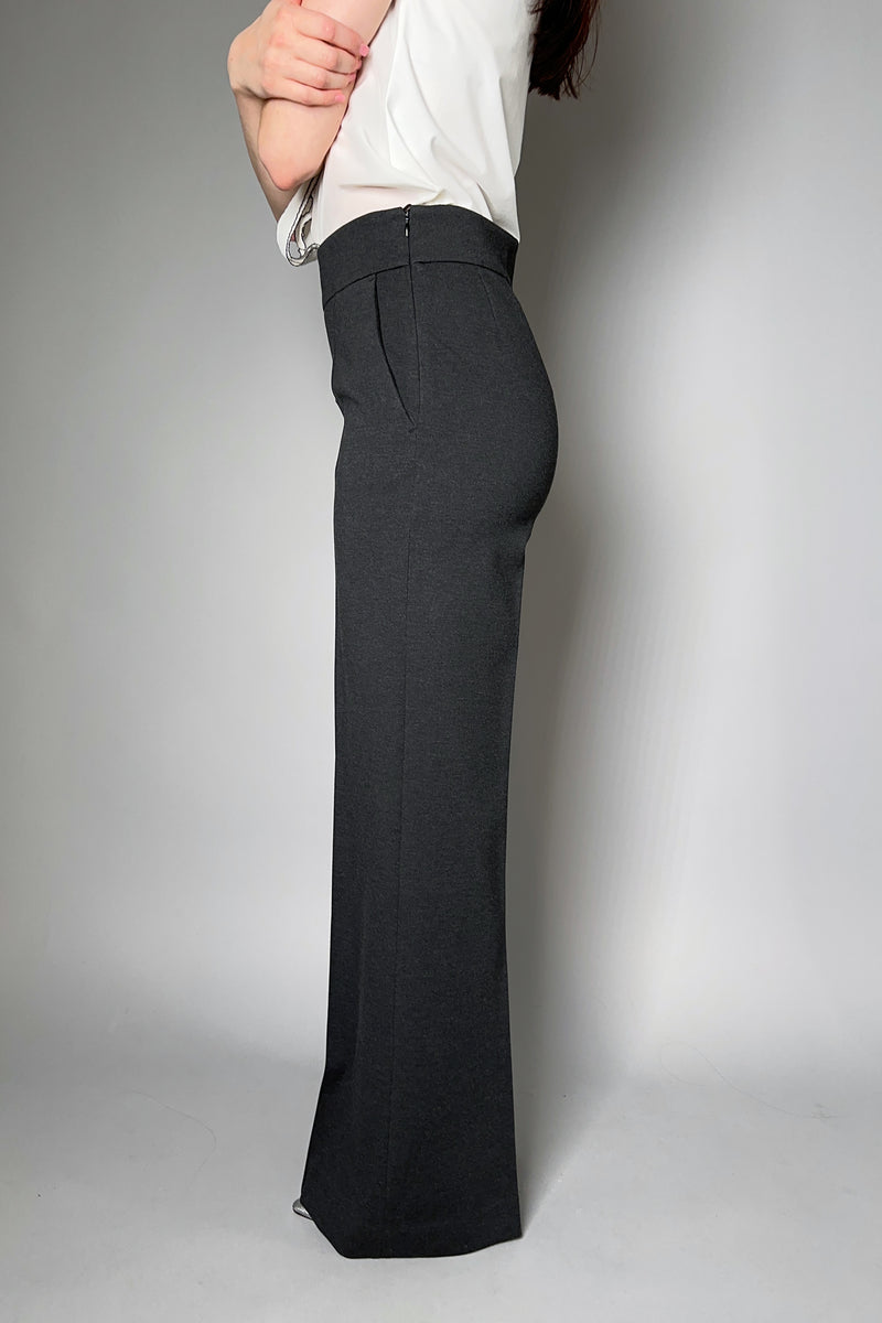 Dorothee Schumacher Emotional Essence Wide Leg Pants in Dark Charcoal Grey Vancouver. Shop Online or in Store.