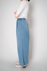 Fabiana Filippi Wide Leg Pull-On Style Denim Trousers Vancouver. Shop Online or in Store.