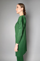 Pleats Please Monthly Colors : February Long Jacket in Green