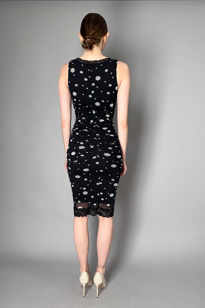 Fuzzi Ruched Polka-Dot Tulle Dress Vancouver. Shop Online or in Store.