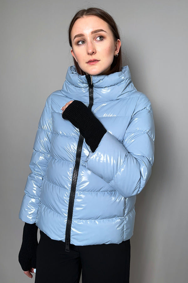 Herno Gloss Puffer Jacket in Pastel Blue - Ashia Mode – Vancouver, BC