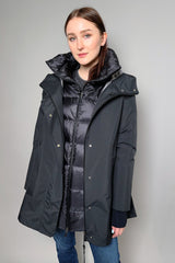 Herno Down Coat with Detachable Gortex Overlay in Black - Ashia Mode – Vancouver, BC