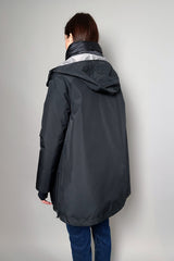 Herno Down Coat with Detachable Gortex Overlay in Black - Ashia Mode – Vancouver, BC