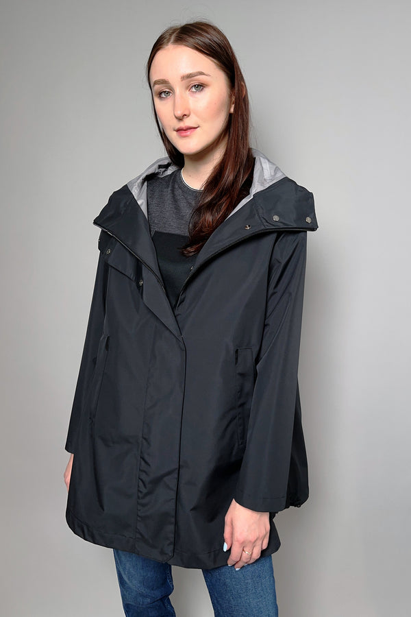 Herno Down Coat with Detachable Gortex Overlay in Black - Ashia Mode – Vancouver, BC