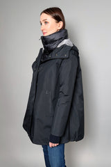 Herno Down Coat with Detachable Gortex Overlay in Black - Ashia Mode – Vancouver, BC