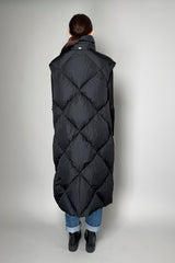 Herno Polar-Tech Long Puffer Vest in Black