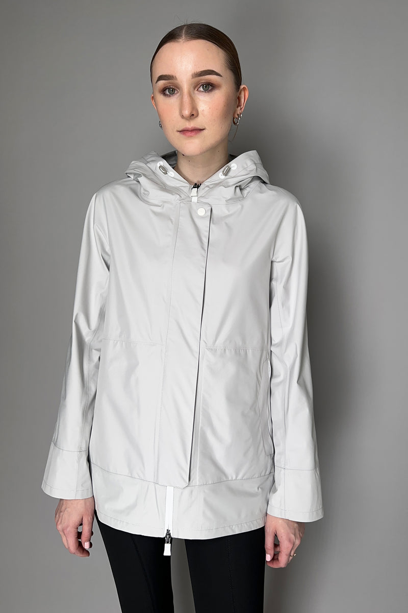 Herno A-line Laminar Gore-Tex Rain Jacket in Grey