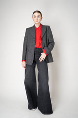 Dorothee Schumacher Crepe Sheer Blouse with Georgette Front in Lollipop Vancouver. Shop Online or in Store.