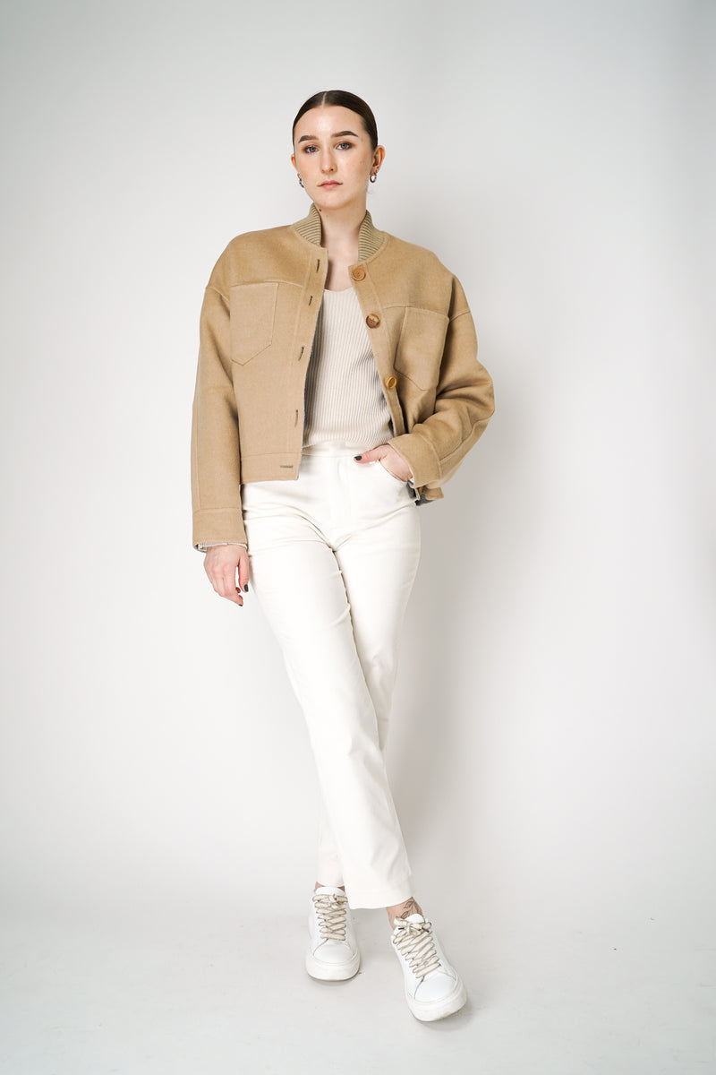 Lorena Antoniazzi  Corduroy Pants in Off-White Vancouver. Shop Online or in Store. 