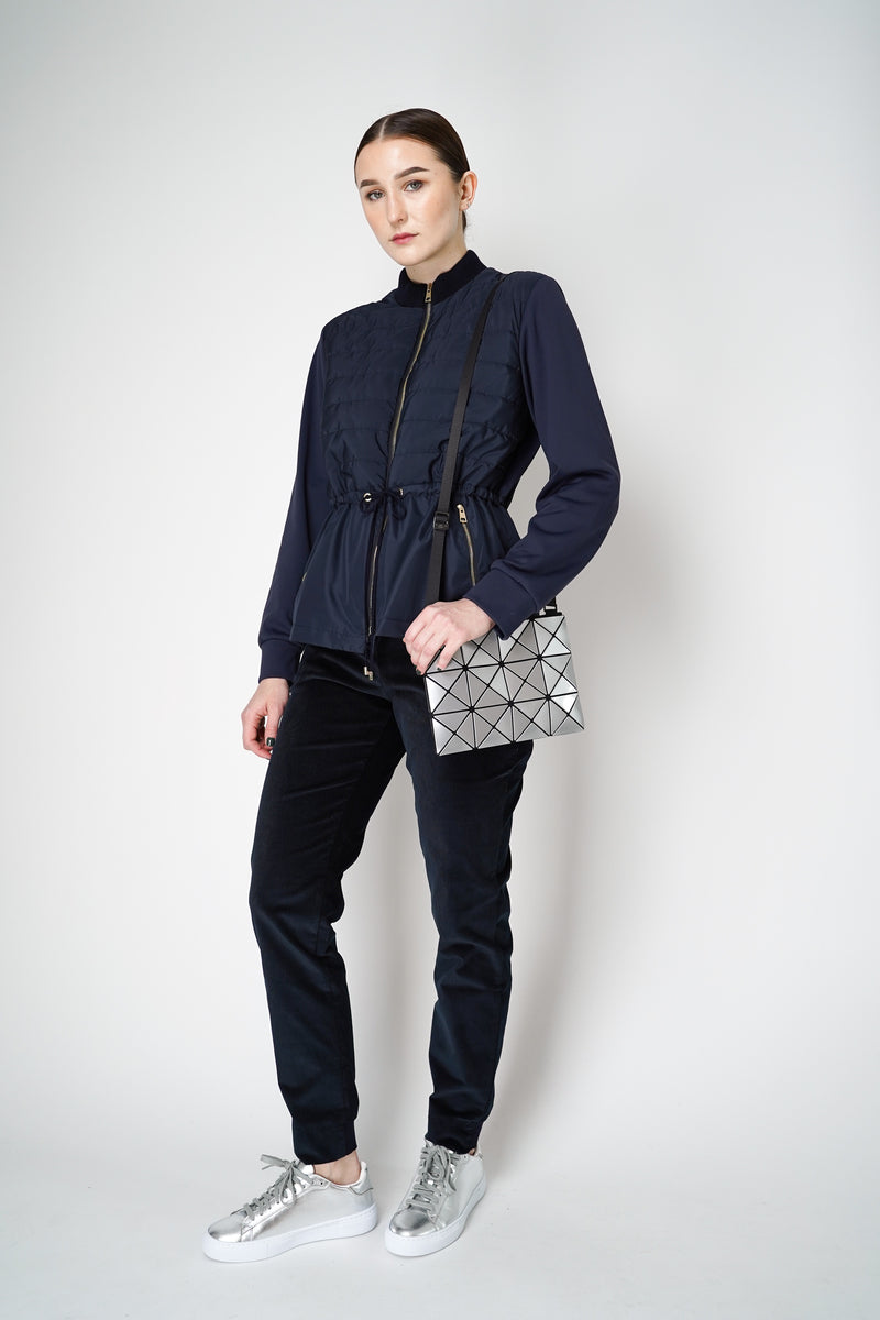 Lorena Antoniazzi  Corduroy Jogger Pants in Navy Vancouver. Shop Online or in Store. 