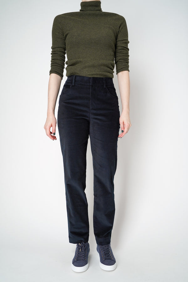Lorena Antoniazzi  Corduroy Pants in Navy Vancouver. Shop Online or in Store. 