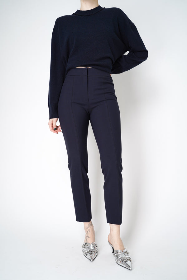 Peserico Slim Stretch Pants in Navy Vancouver. Shop Online or in Store.