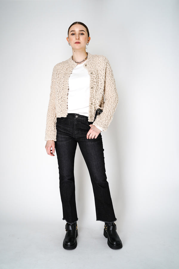 Dorothee Schumacher Long Sleeve Cotton Staple Top in White Vancouver. Shop Online or in Store. 