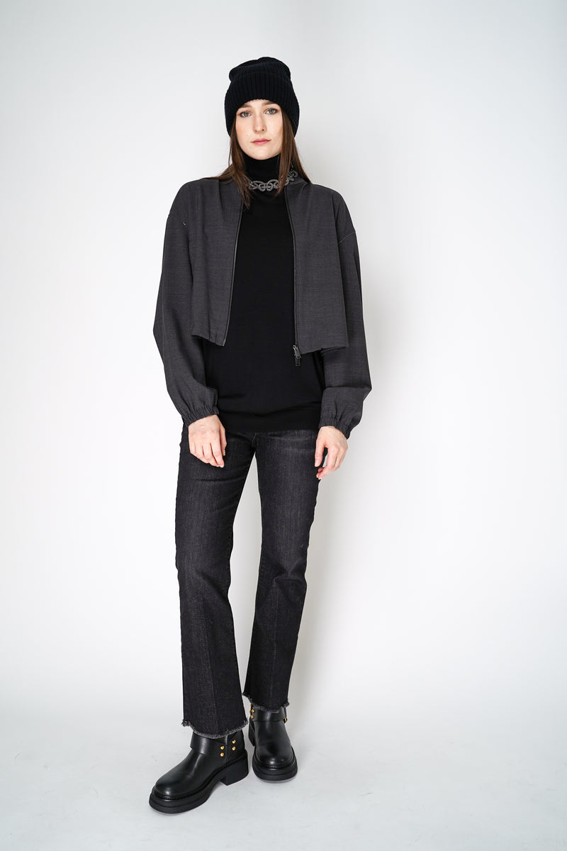 Dorothee Schumacher Cashmere Blend Knitted Toque in Black Vancouver. Shop Online or in Store.
