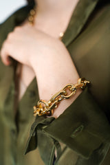 Fabiana Filippi Eco Brass Diamond Chain Bracelet in Gold Vancouver. Shop Online or in Store.