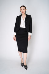 Dorothee Schumacher Trench it Up Silk Blouse in White Vancouver. Shop Online or in Store.