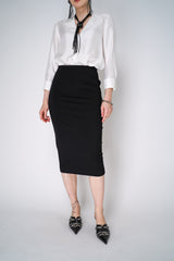 Dorothee Schumacher Punto Milano Pencil Skirt in Black Vancouver. Shop Online or in Store.