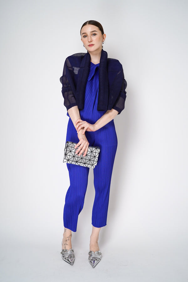 Pleats Please Issey Miyake Monthly Colors: July Pants in Royal Blue Vancouver. Shop Online or in Store. 
