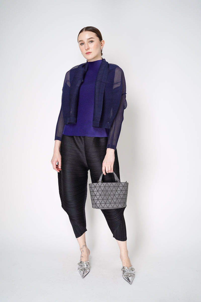 Bao Bao Issey Miyake Crystal Matte Mini Hand Bag in Grey Vancouver. Shop Online or in Store. 