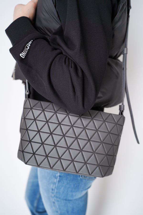 Bao Bao Issey Miyake Crystal Matte Small Hand Bag in Grey Vancouver. Shop Online or in Store. 