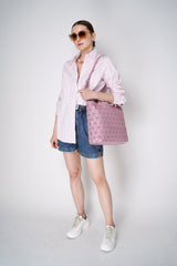 Bao Bao Issey Miyake Crystal Matte Hand Bag in Pink Vancouver. Shop Online or in Store.