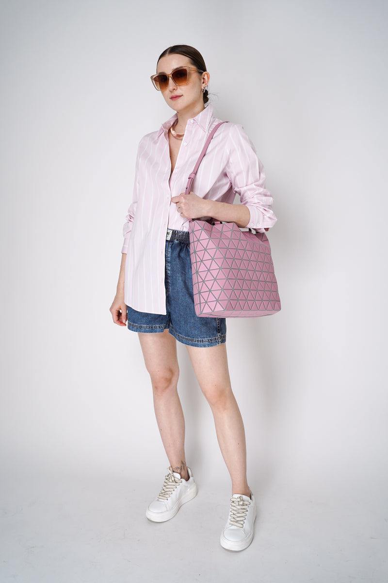 Bao Bao Issey Miyake Crystal Matte Hand Bag in Pink Vancouver. Shop Online or in Store.