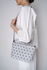 Bao Bao Issey Miyake Crystal Matte Small Hand Bag in White Vancouver. Shop Online or in Store. 