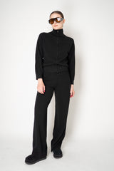 Lorena Antoniazzi Wool Cashmere Knit Pull-On Style Lounge Pants in Black Vancouver. Shop Online or in Store.