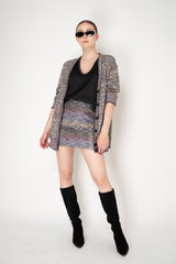 Missoni Knit Viscose Sequin Oversized Cardigan in Multicolour Print Vancouver. Shop Online or in Store.