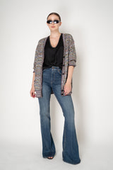 Missoni Knit Viscose Sequin Oversized Cardigan in Multicolour Print Vancouver. Shop Online or in Store.