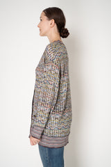 Missoni Knit Viscose Sequin Oversized Cardigan in Multicolour Print Vancouver. Shop Online or in Store.