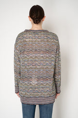 Missoni Knit Viscose Sequin Oversized Cardigan in Multicolour Print Vancouver. Shop Online or in Store.