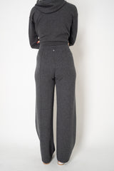 Lorena Antoniazzi Wool Cashmere Knit Pull-On Style Lounge Pants in Grey Vancouver. Shop Online or in Store.