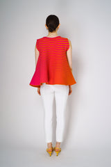 Pleats Please Issey Miyake Bounce Knit Wide Bottom Ribbed