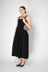 Philosophy di Lorenzo Serafini Panel Stitch Midi Dress in Black Vancouver. Shop Online or in Store.