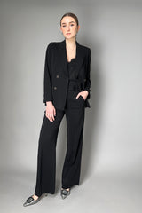 Lorena Antoniazzi Classic Double Breasted Viscose Blazer in Black Vancouver. Shop Online or in Store.
