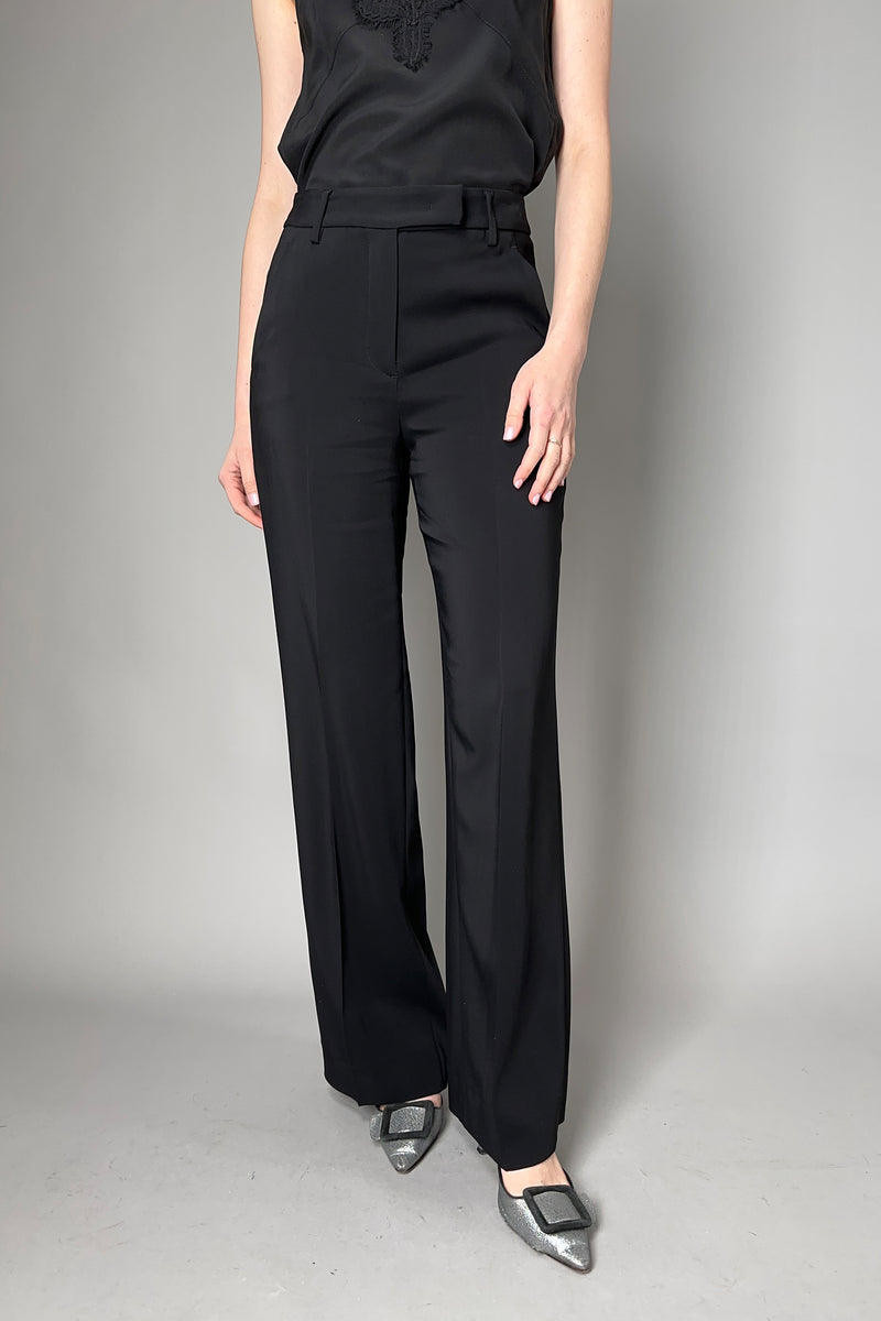 Lorena Antoniazzi Straight Leg Trousers in Black Vancouver. Shop Online or in Store.