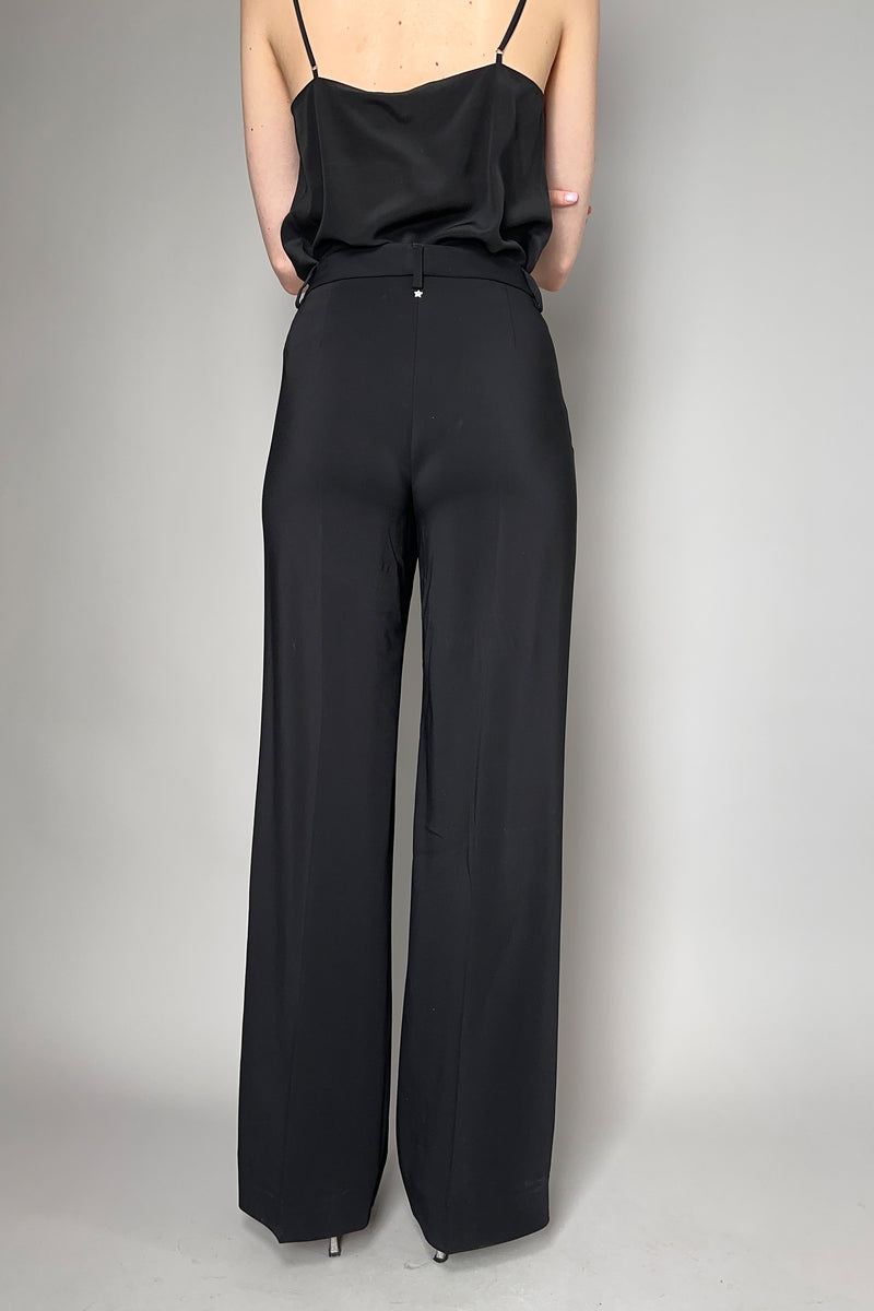 Lorena Antoniazzi Straight Leg Trousers in Black Vancouver. Shop Online or in Store.