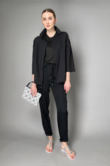 Lorena Antoniazzi Silk Pull-On Pants in Black Vancouver. Shop Online or in Store.