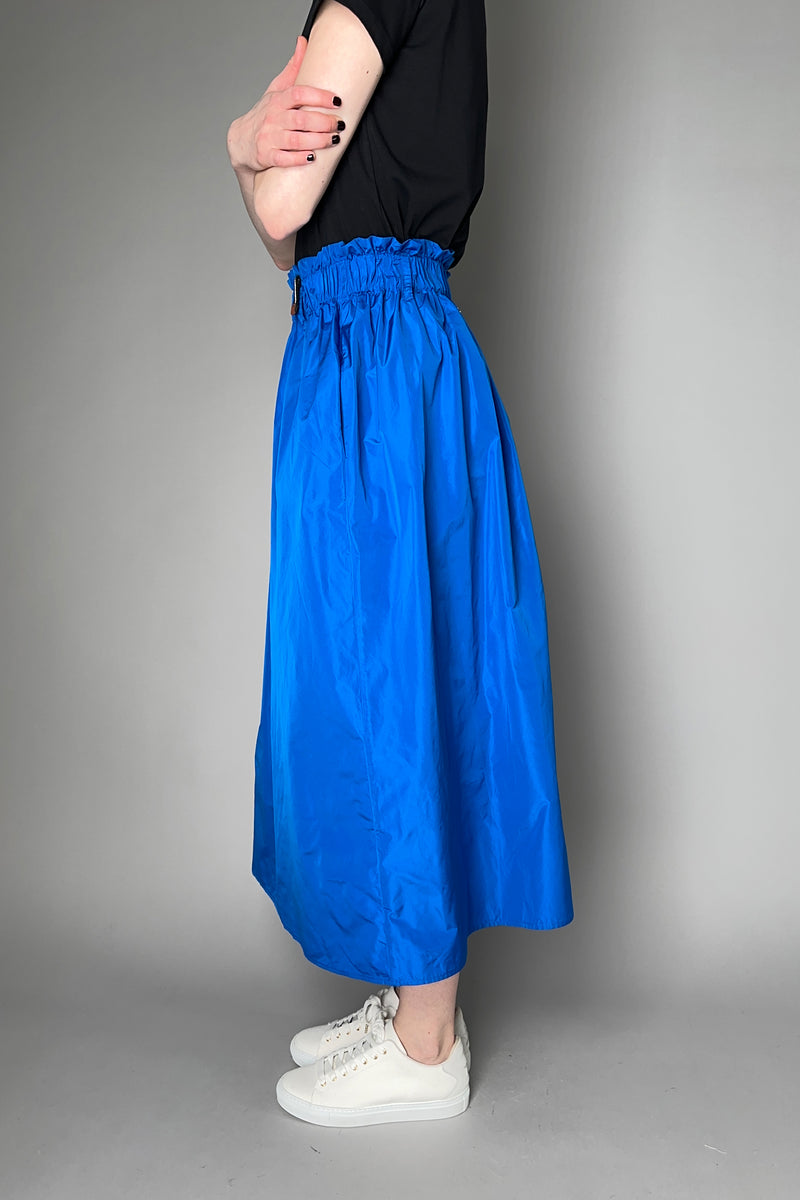 Lorena Antoniazzi Taffeta Balloon Skirt in Azure Blue