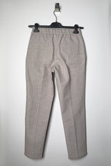 Lorena Antoniazzi Stretch Linen-Cotton Jogger Pant in Flax - Ashia Mode - Vancouver