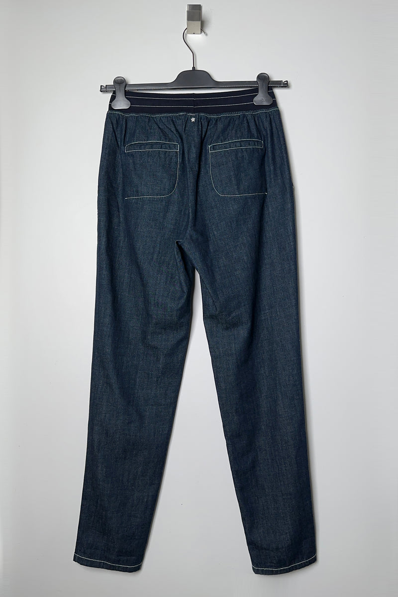 Lorena Antoniazzi Denim Look Jogger Pants - Ashia Mode - Vancouver