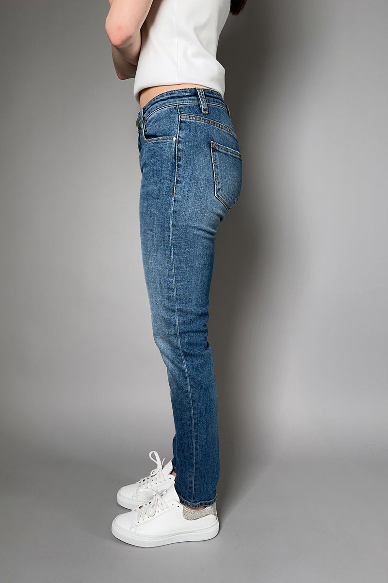 Lorena Antoniazzi Slim Blue Denim Jeans Vancouver. Shop Online or in Store.