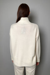 Lorena Antoniazzi Knit Turtleneck Sweater in Off White - Ashia Mode - Vancouver BC