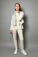 Lorena Antoniazzi Knit Turtleneck Sweater in Off White - Ashia Mode - Vancouver BC