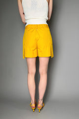 Lorena Antoniazzi Cargo Shorts in Buttercup Yellow