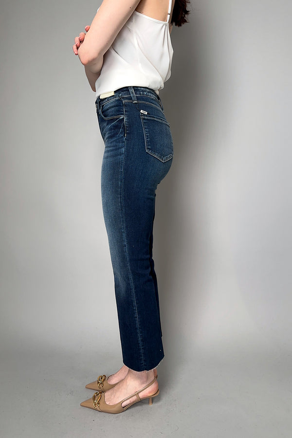 L'Agence "Columbia" Kendra Cropped Flared Jeans