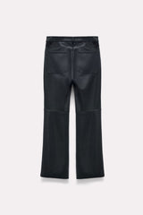 Dorothee Schumacher Sleek Comfort Eco Leather Biker Pants in Black